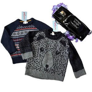 Cat & Jack NWT Sweaters Bundle Boys Various